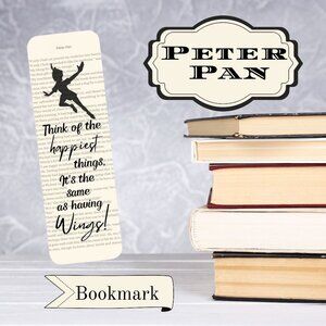 Peter Pan Book Page Bookmark, Book Accessories, Peter Pan Gifts, Bookish